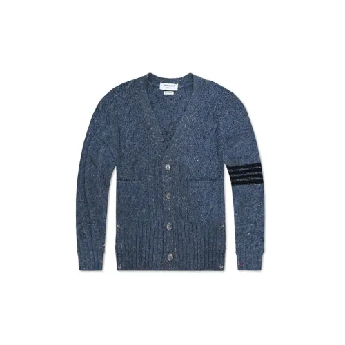 THOM BROWNE Sweaters Men Navy Blue