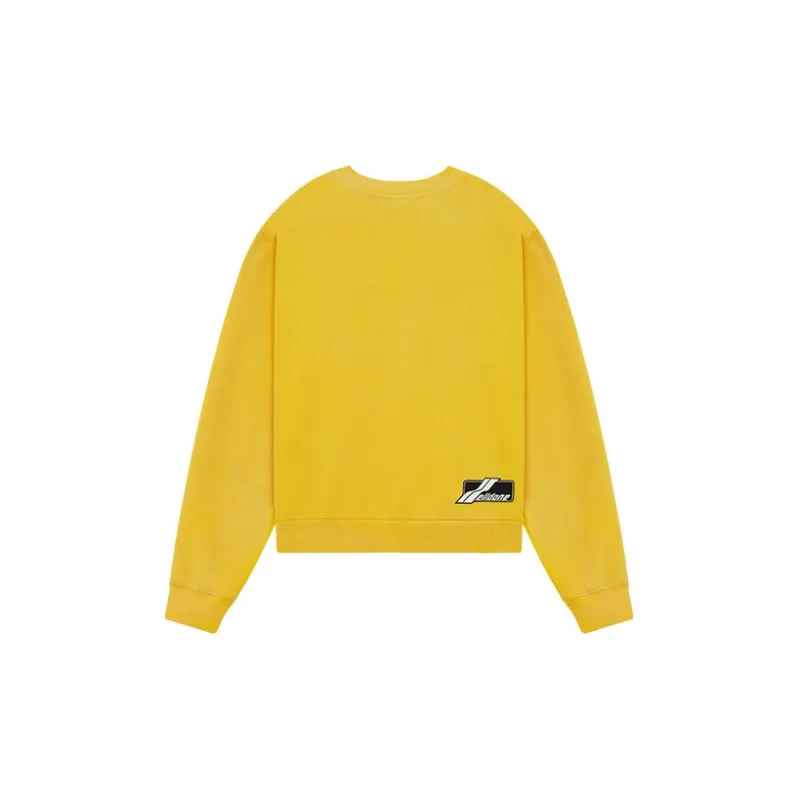WE11DONE Logo print Crew Neck Sweatshirt-1
