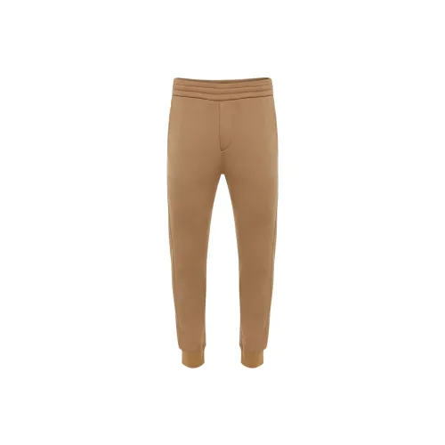 Alexander McQueen Knitted Sweatpants Men Light Brown