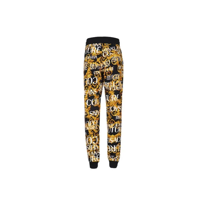VERSACE JEANS COUTURE Jogger Sports Pants Men's Black-1