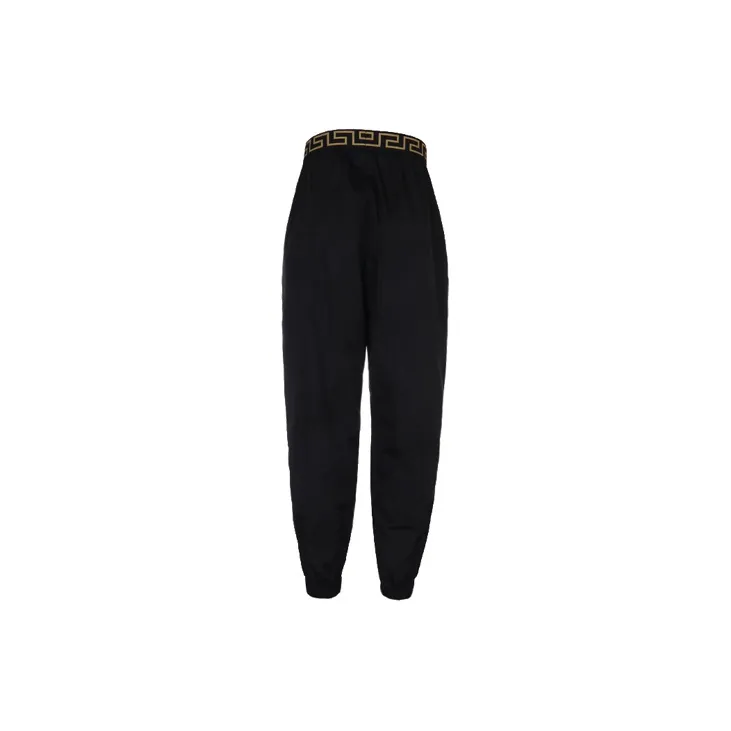 VERSACE Knitted Sweatpants Men's Black-1