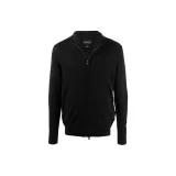 EMPORIO ARMANI High Neck Zipped Cardigan