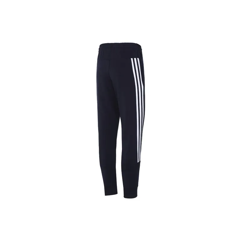 Adidas Knitted Sweatpants Men Navy Blue-1