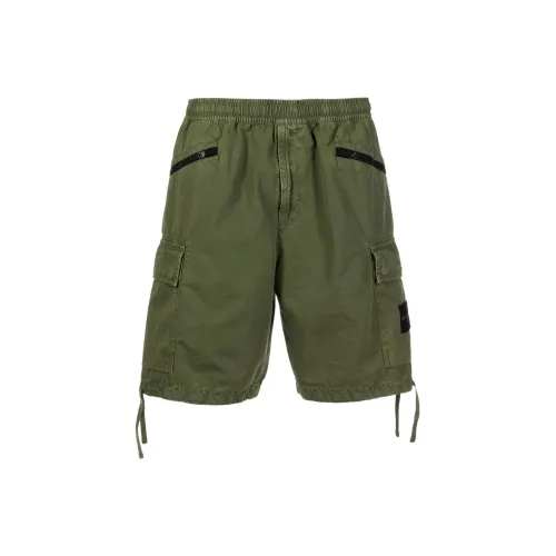 STONE ISLAND Casual Shorts Men Green