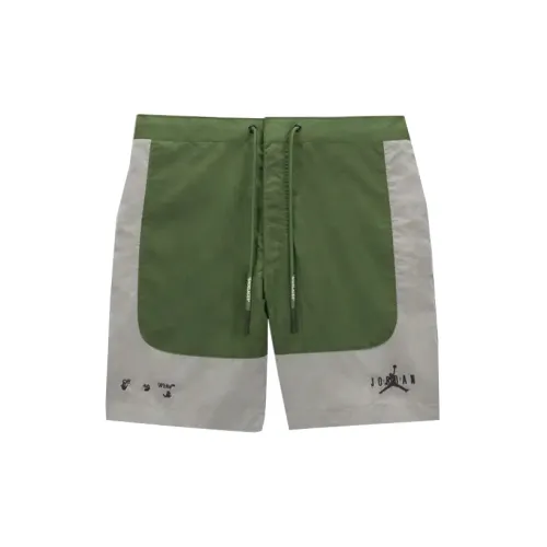 Off-white X Jordan Off White AJ Casual Shorts Men Green