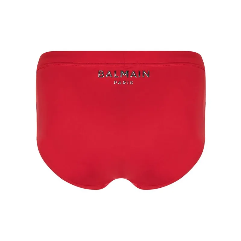 BALMAIN SS21 Casual Shorts Men's Red-1
