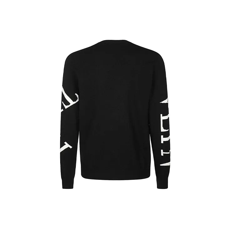 Valentino Cashmere Sweaters Men Black-1