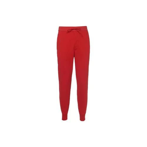 Y-3 Knitted Sweatpants Men Red