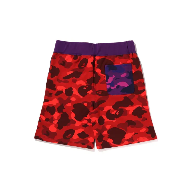 Bape Crazy Camo Shark Sweat Shorts-1