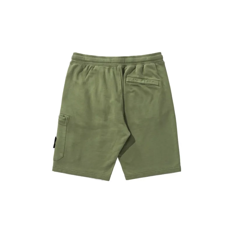 STONE ISLAND Logo patch Track Shorts-1