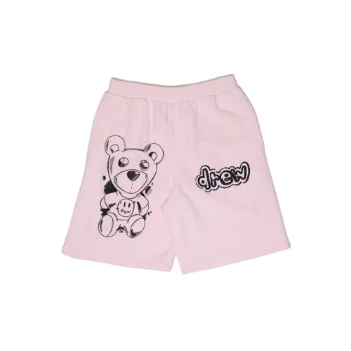 Drew House Bear Series Casual Shorts Unisex Light Pink