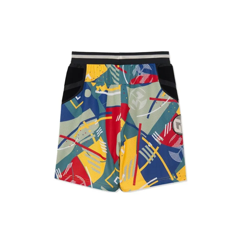 LiNing Casual Shorts Men's Fresh Fruit Yellow All Over Print-1