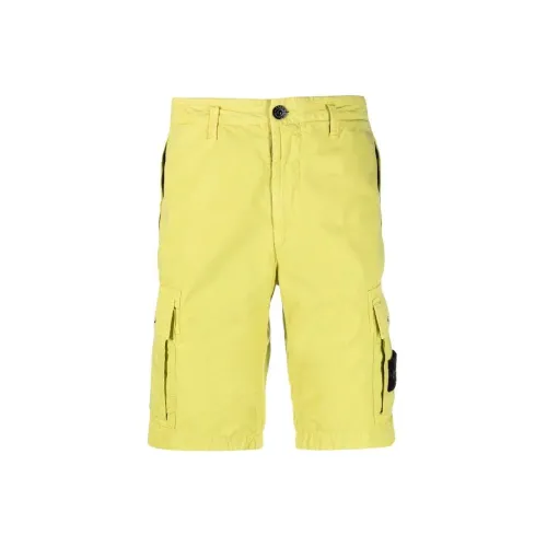 STONE ISLAND Casual Shorts Men Yellow