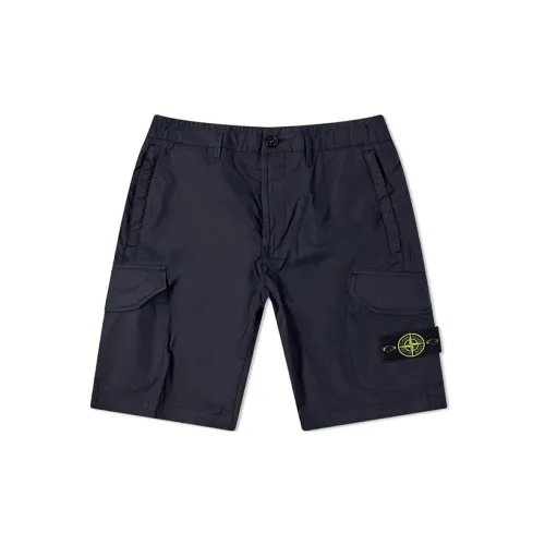 STONE ISLAND Cargo Shorts Men Dark Blue