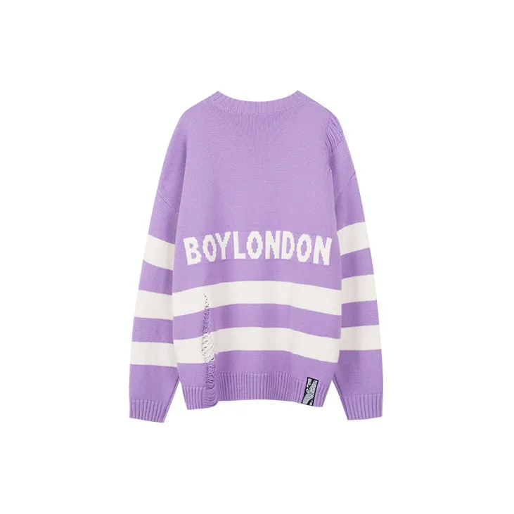 Boy London Sweaters Unisex Purple-1