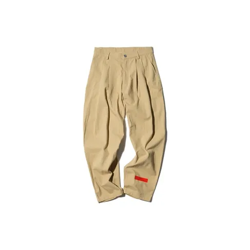 ROARINGWILD Casual Pants Fall Unisex Khaki-0