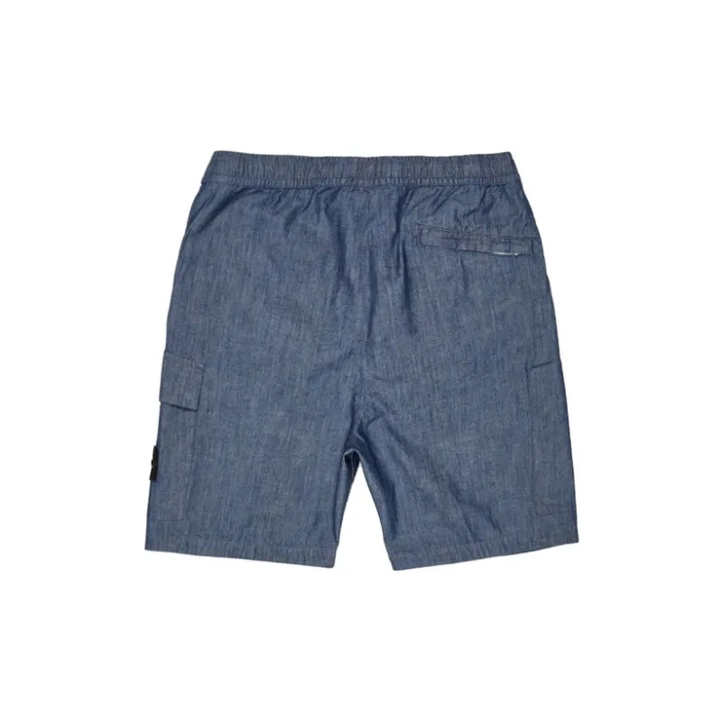 STONE ISLAND Casual Shorts Men's Blue-1