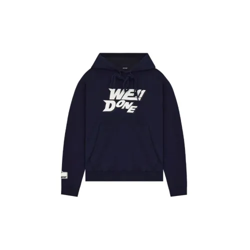 WE11DONE Sweatshirts Unisex Dark Blue