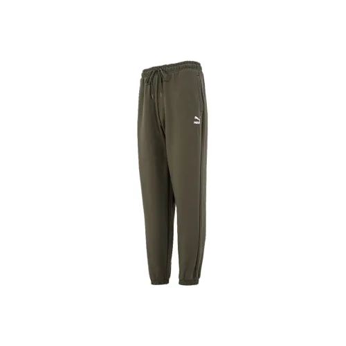 PUMA FICG Home Prematch Knitted Sweatpants Men Army Green