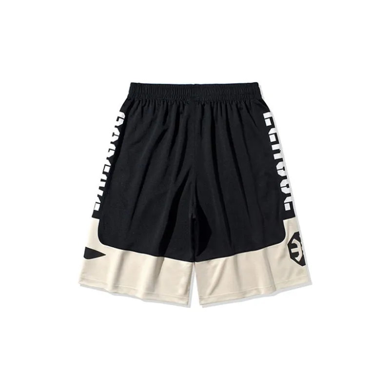 LiNing Basketball Collection Casual Shorts Men's New Standard Black Light Ancient Yellow-1