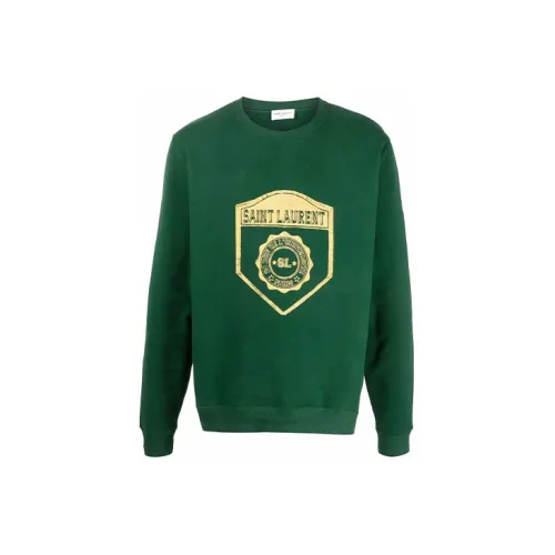 SAINT LAURENT Sweatshirts Men Green