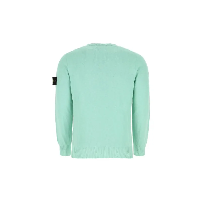 STONE ISLAND Sweaters Men Light Green-1
