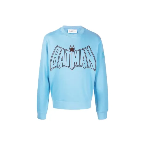 Lanvin Batman Sweatshirts Men Blue