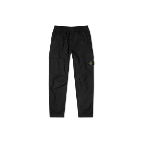 STONE ISLAND Cargo Pants Men Black