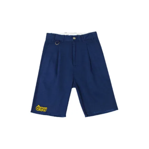 Drew House Smiley Collection Cargo Shorts Unisex Marine Blue