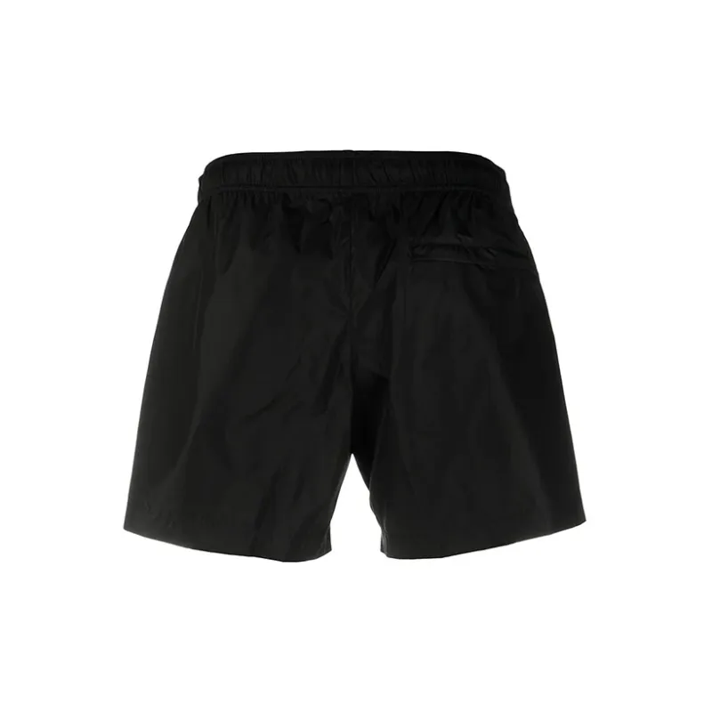 OFF WHITE Logo Print Quote Motif Swim Shorts-1