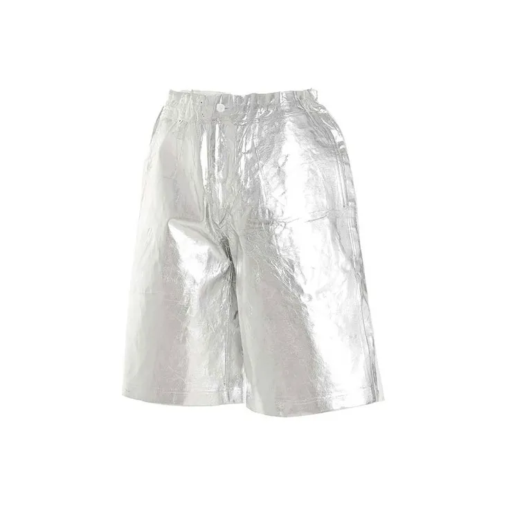 CDG Casual Shorts Men Silver-2