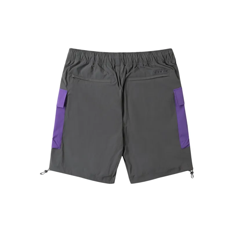 Diadora Loose Fit Shorts Unisex Gray-1