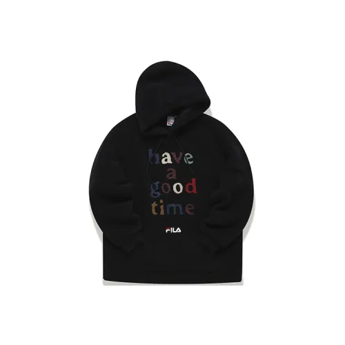 FILA Have A Good Time Collection Sweatshirts Unisex Jet Black