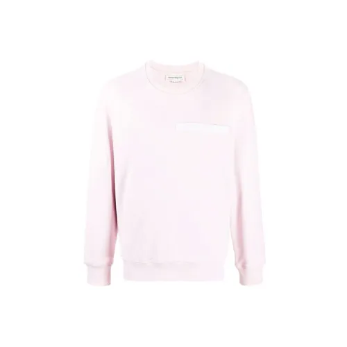 Alexander McQueen Sweatshirt Men Pink