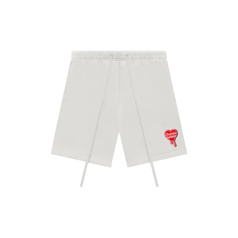 Charlie Luciano Shorts Unisex White-1