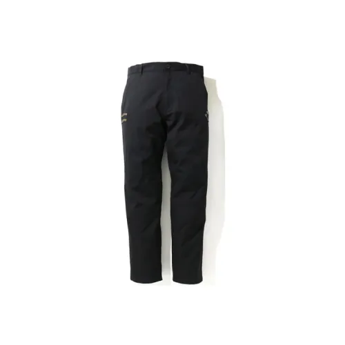 A BATHING APE Ape Head Series Casual Pants Men Black