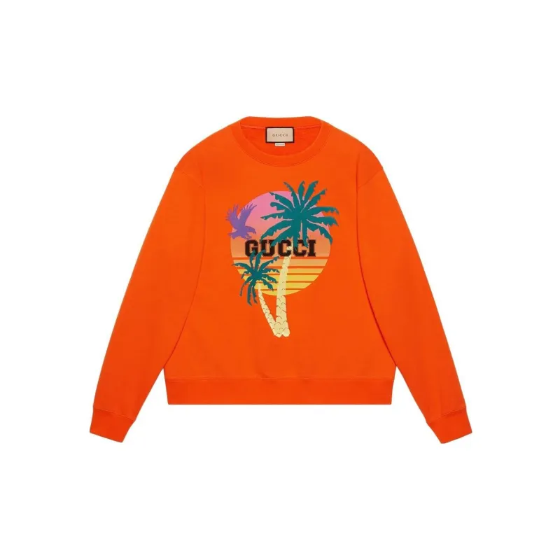 GUCCI Love Parade Printed Cotton Sweatshirt-2