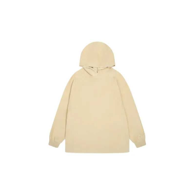 Drew House Smiley Collection Sweatshirts Unisex Almond Cookie-1