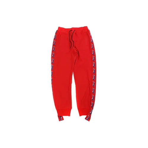 FLOAT Knitted Sweatpants Unisex Red