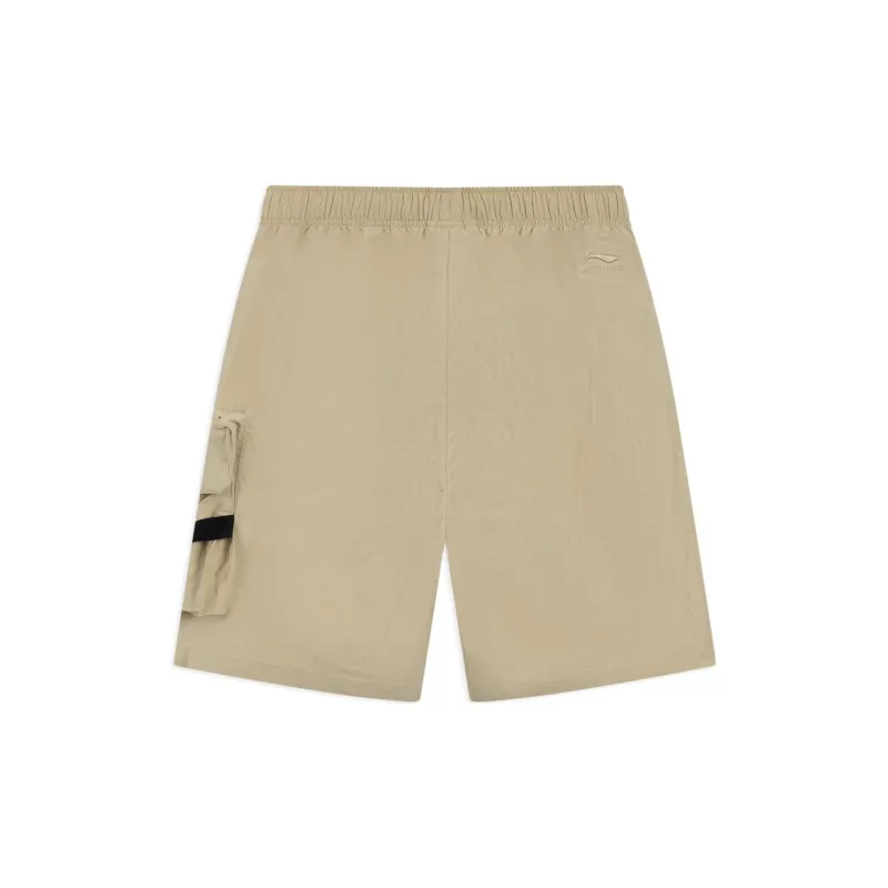 LiNing CF Cargo Shorts Men's Plain Khaki-1