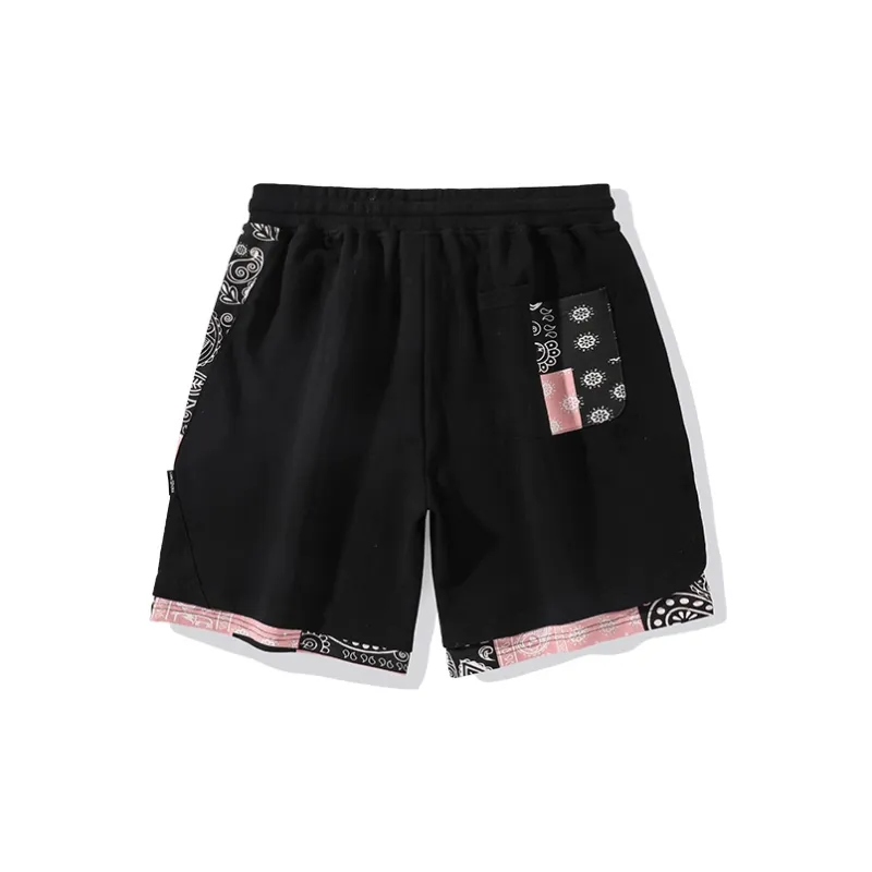 LAMLICKA Loose Fit Shorts Unisex Black-1