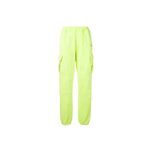 OFF-WHITE FW20 Cargo Pants Men Neon Green