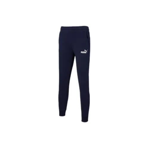 PUMA Casual Pants Men Tweed Blue