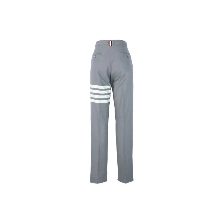 THOM BROWNE 4 Bar Low rise Trousers-1