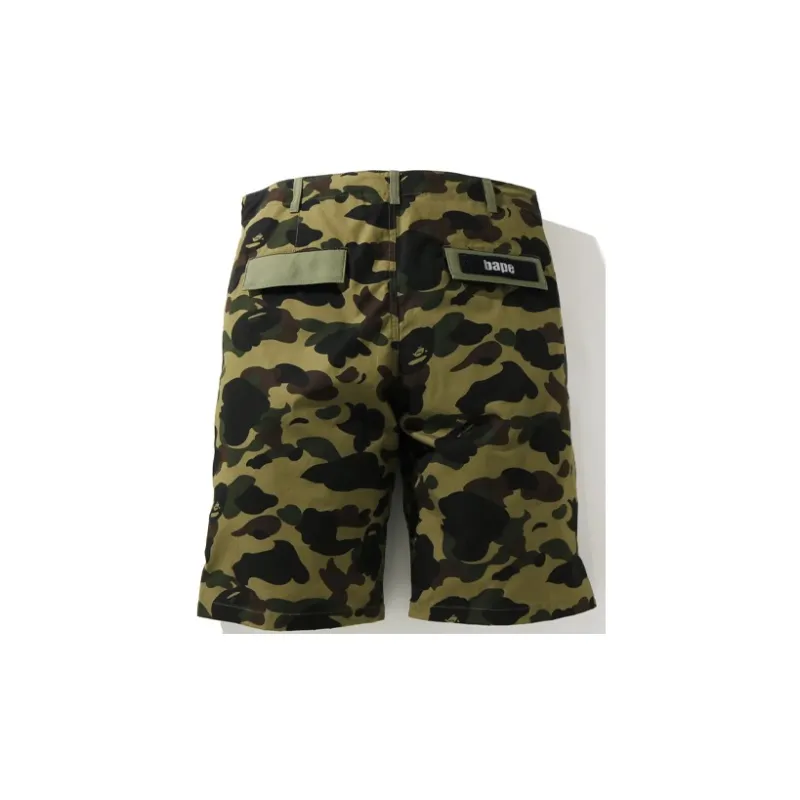 Bape 1st Camo Wide 6Pocket Shorts-1