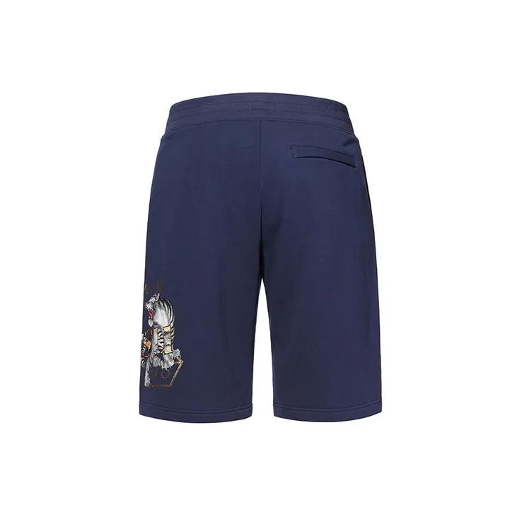 EVISU Casual Shorts Men Dark Blue-1