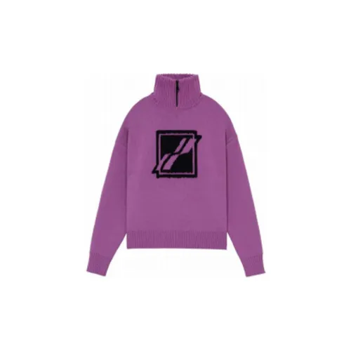 WE11DONE Sweaters Unisex Purple