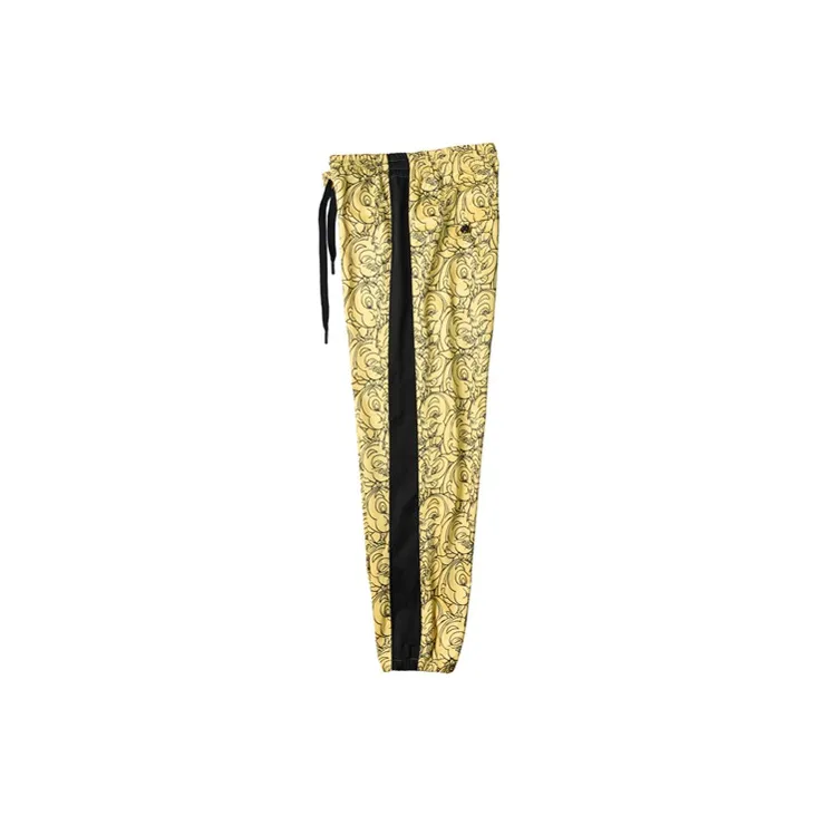 WOOKONG Casual Pants Men's Yellow-2