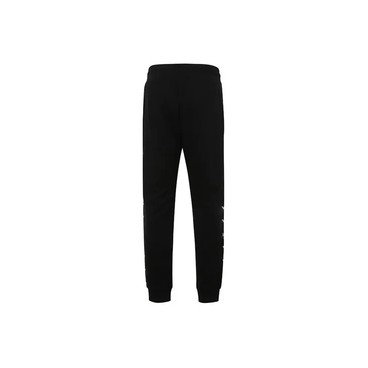 EMPORIO ARMANI Knitted Sweatpants Men Navy Blue-1