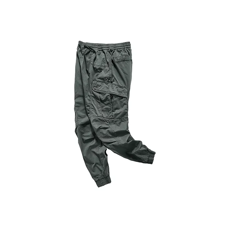 VIP Drawstring Elastic Cuff Casual Pants Men's-2